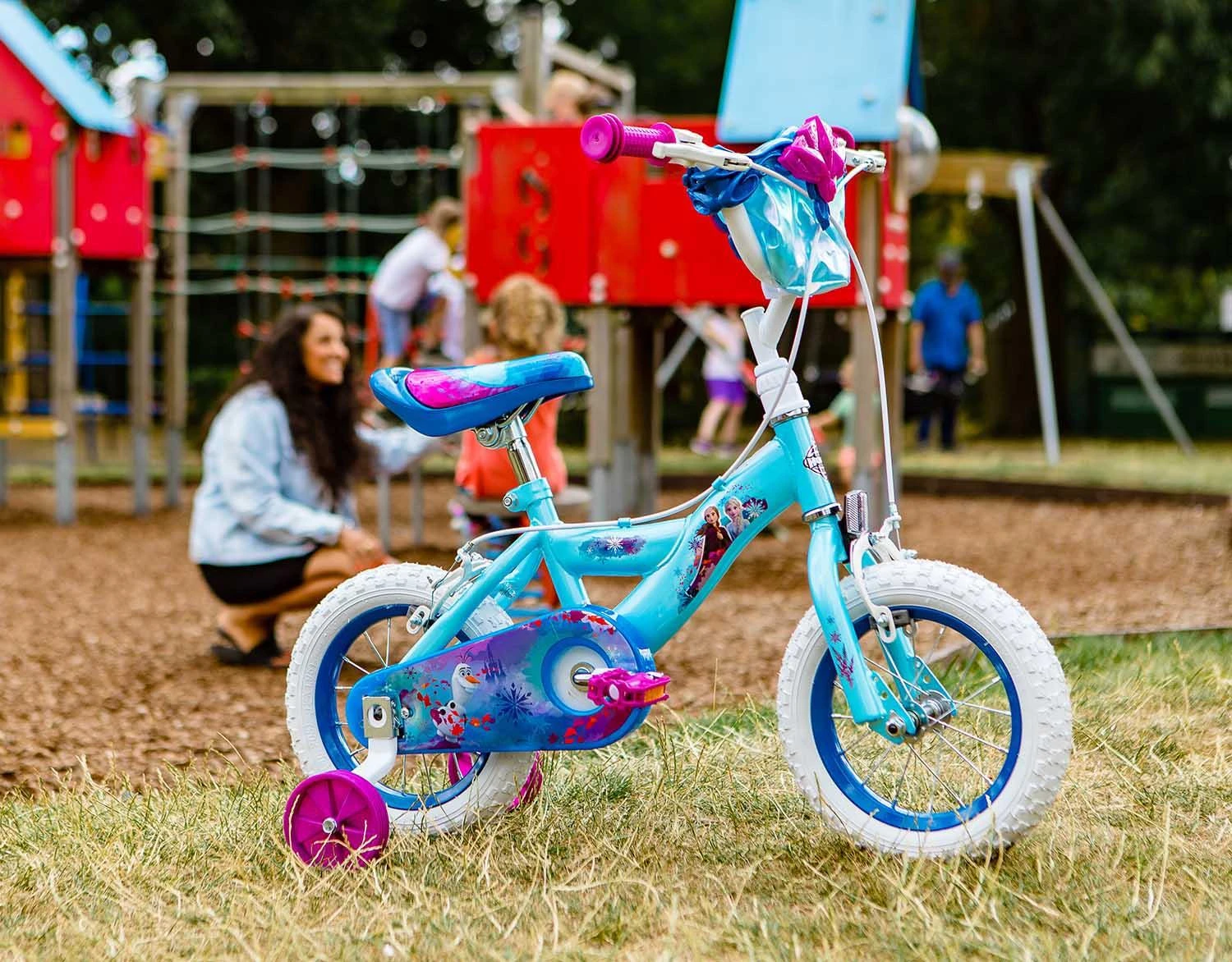 Disney Huffy Frozen Quick Connect Kids Bike - 12" Wheel 7 Disney Huffy Frozen Quick Connect Kids Bike - 12" Wheel - Image 5