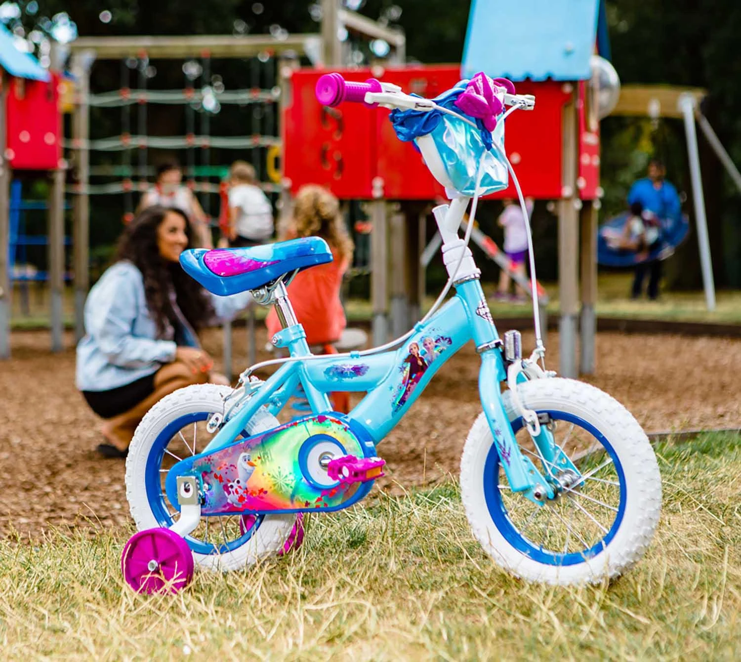 Disney Huffy Frozen Quick Connect Kids Bike - 12" Wheel 8 Disney Huffy Frozen Quick Connect Kids Bike - 12" Wheel - Image 6