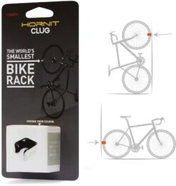 HORNIT Roadie Bike Holder CLUG Roadie White - Black