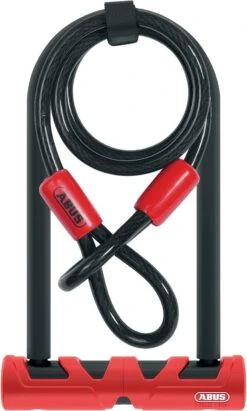 Abus 420 D-Lock + Cable, 140mm