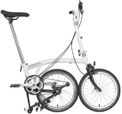 Brompton A Line Folding Bike - Papyrus White - 16" Wheel 12 Brompton A Line Folding Bike - Papyrus White - 16" Wheel -Apollo® Sale Store 750486b