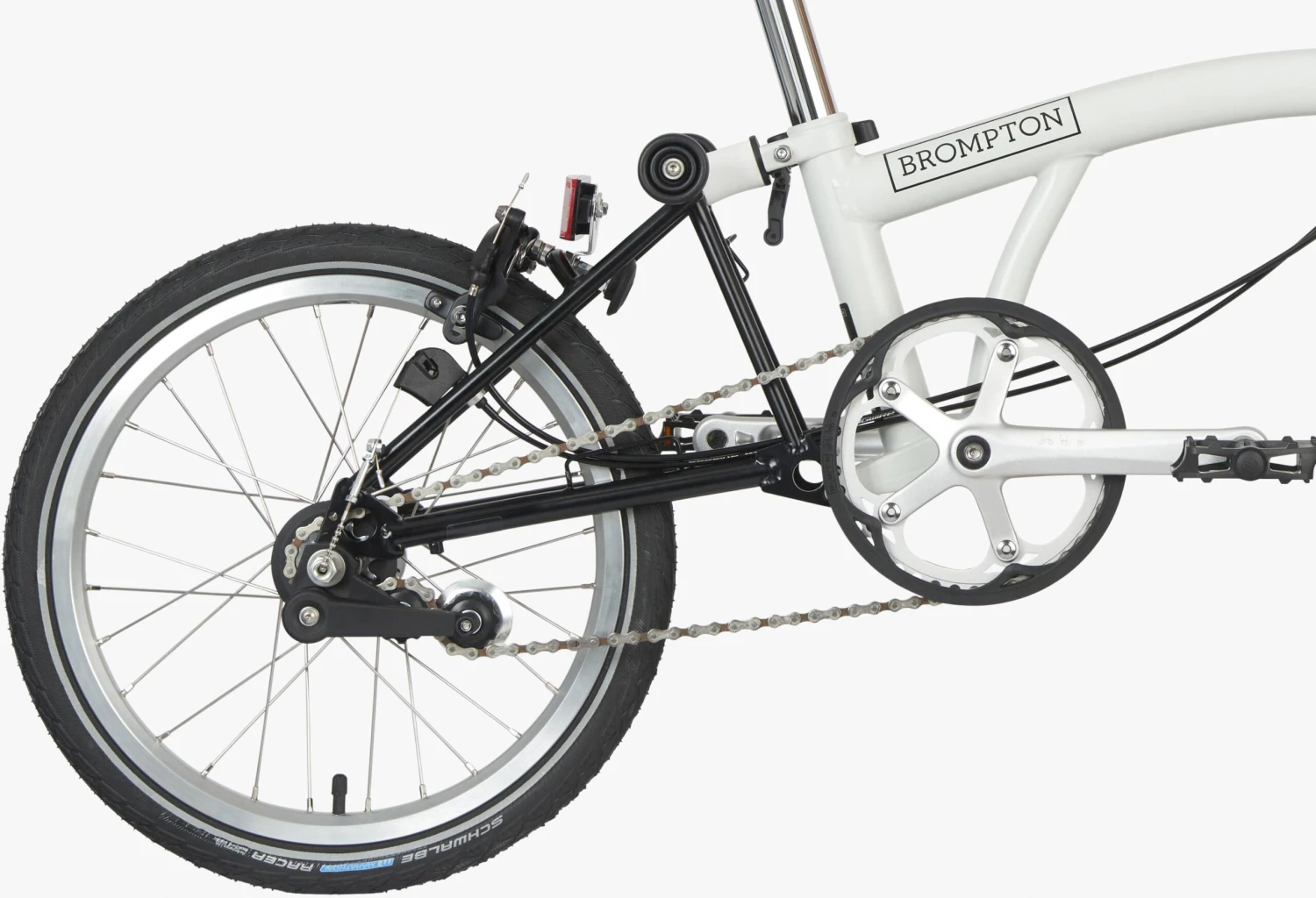 Brompton A Line Folding Bike - Papyrus White - 16" Wheel 7 Brompton A Line Folding Bike - Papyrus White - 16" Wheel - Image 5