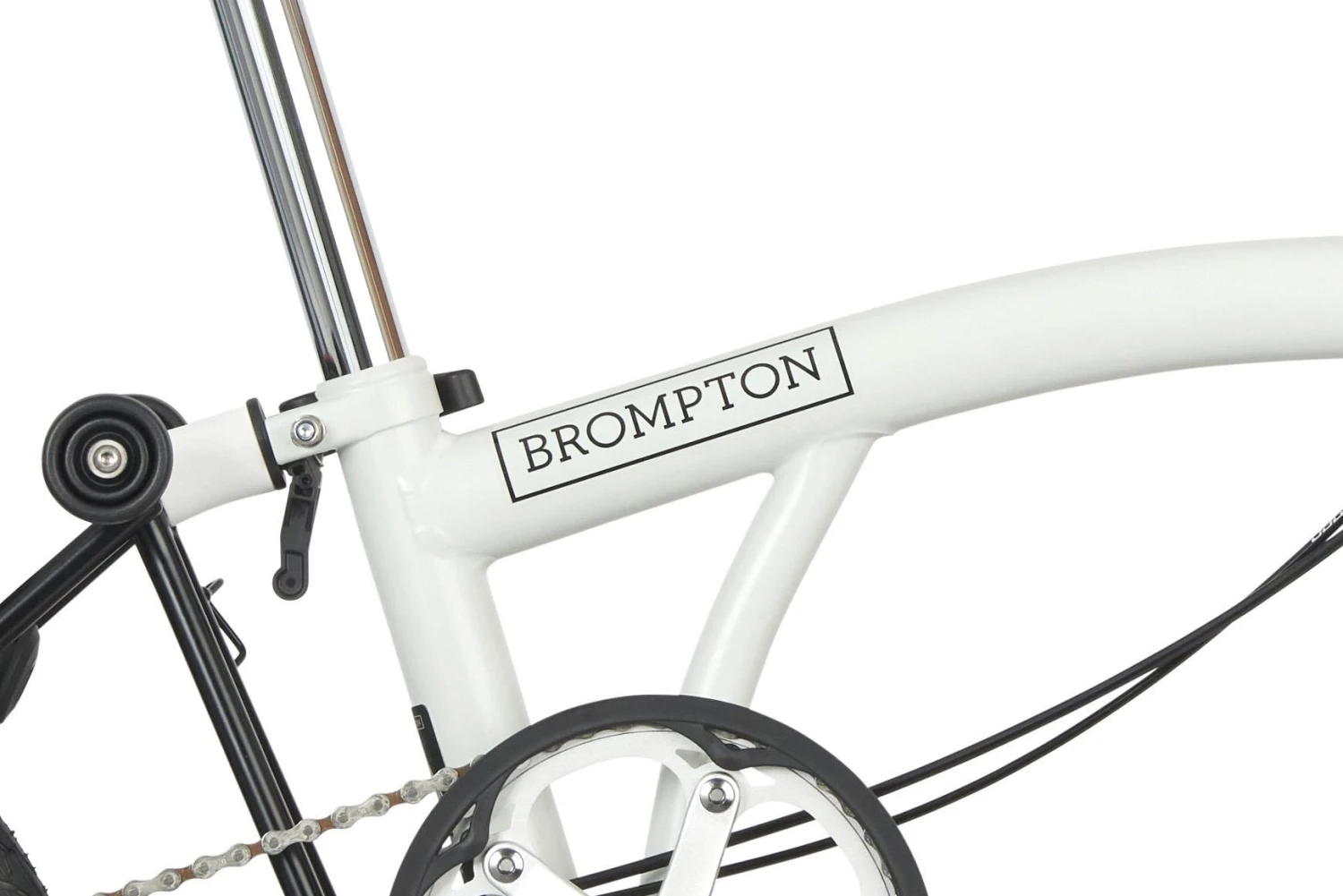 Brompton A Line Folding Bike - Papyrus White - 16" Wheel 8 Brompton A Line Folding Bike - Papyrus White - 16" Wheel - Image 6