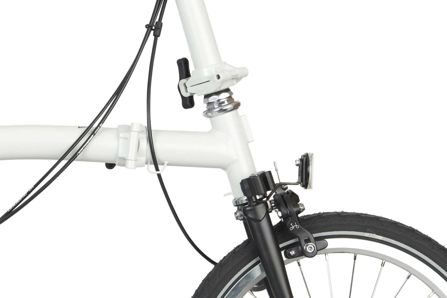 Brompton A Line Folding Bike - Papyrus White - 16" Wheel 9 Brompton A Line Folding Bike - Papyrus White - 16" Wheel - Image 7