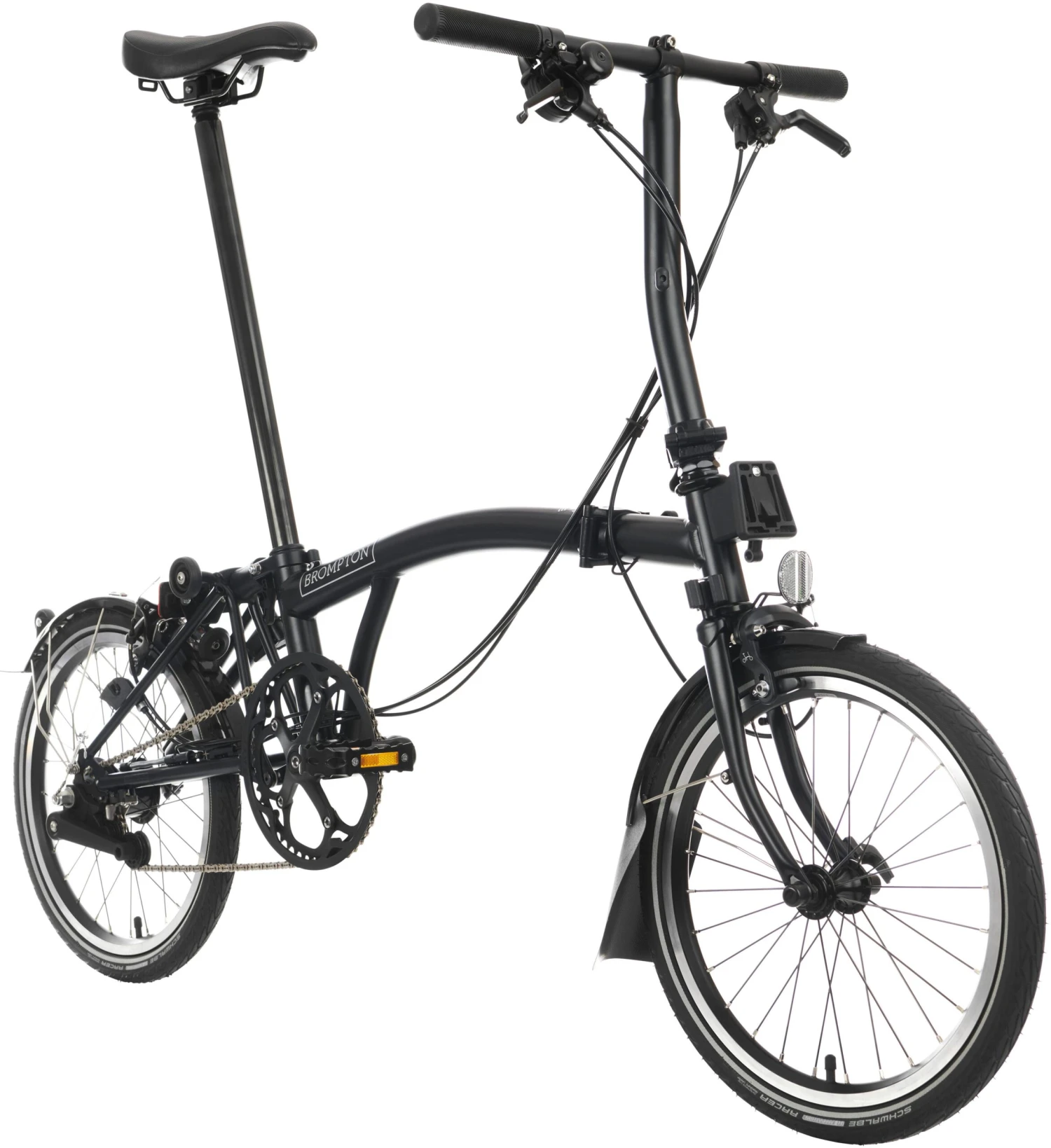 Brompton C Line Explore Low Handlebar Folding Bike - Matt Black - 16" Wheel 4 Brompton C Line Explore Low Handlebar Folding Bike - Matt Black - 16" Wheel - Image 2