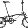Brompton C Line Urban Mid Handlebar Folding Bike - Matt Black - 16" Wheel 2 Brompton C Line Urban Mid Handlebar Folding Bike - Matt Black - 16" Wheel -Apollo® Sale Store 751686