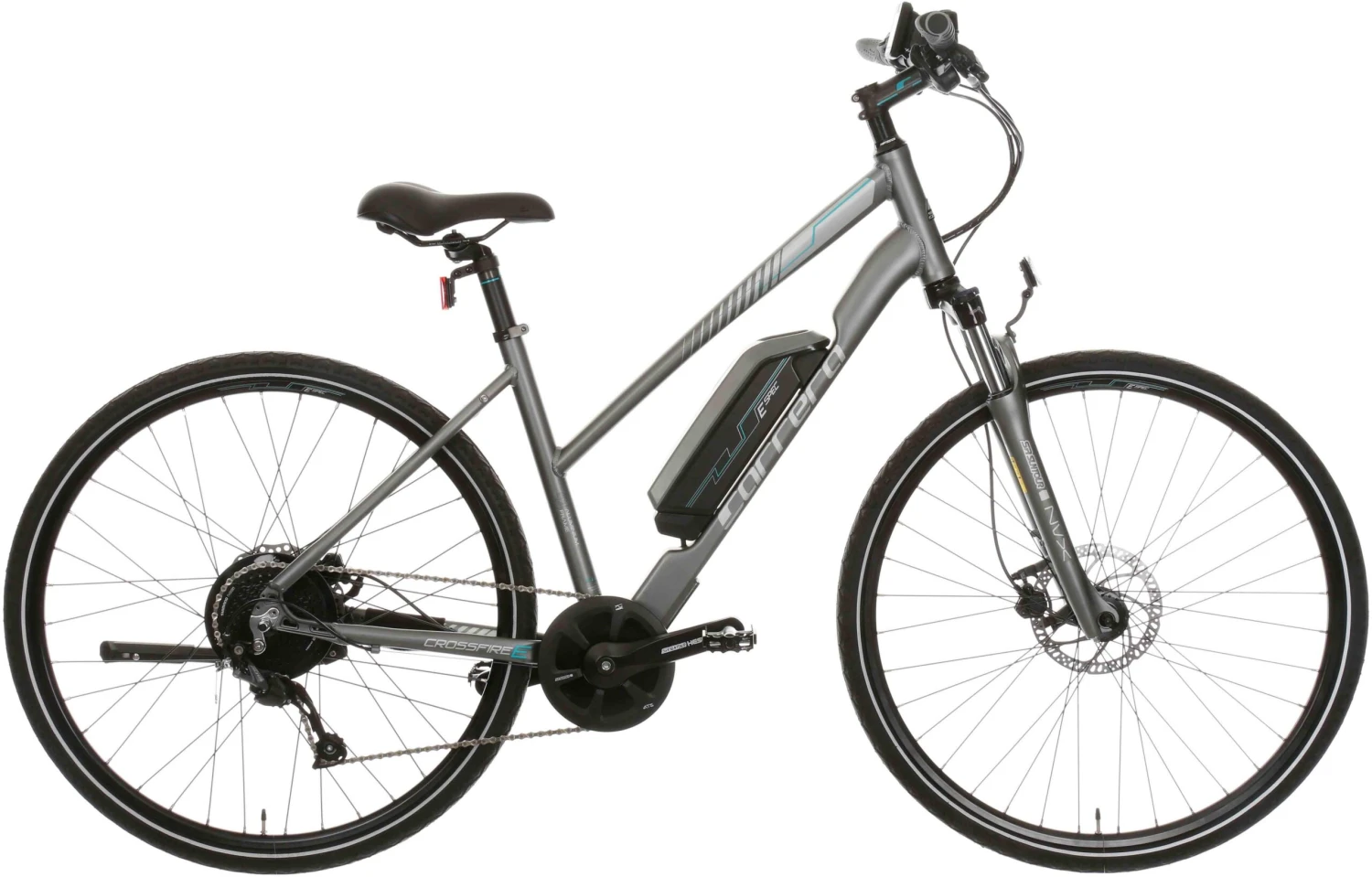Second Hand Grade B - Carrera Crossfire E Womens Electric Hybrid Bike - S, M Frames 3 Second Hand Grade B - Carrera Crossfire E Womens Electric Hybrid Bike - S, M Frames