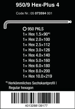 Wera Hex-Plus 4 L-key Set Chrome-Plated 15 Wera Hex-Plus 4 L-key Set Chrome-Plated -Apollo® Sale Store 770030f