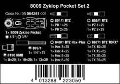Wera Zyklop Ratchet Pocket Set 2 -Apollo® Sale Store 770566h