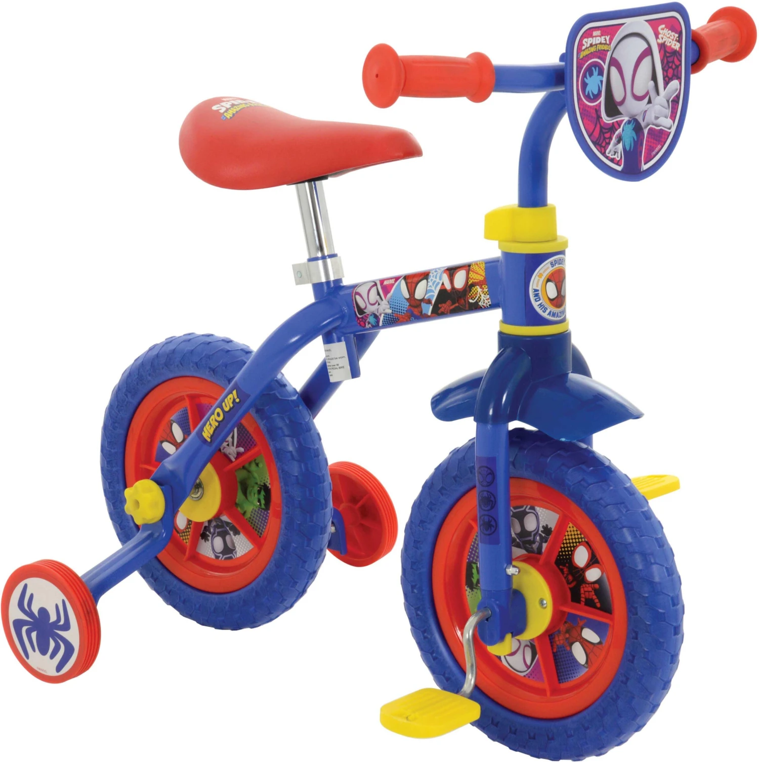Spider-Man Spidey & His Amazing Friends 2 In 1 Balance Bike - 10" Wheel 3 Spider-Man Spidey & His Amazing Friends 2 In 1 Balance Bike - 10" Wheel