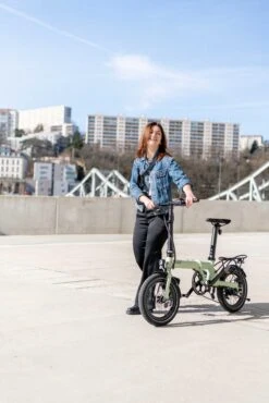 Eovolt Morning Electric Folding Bike - Onyx Black - 16" Wheel -Apollo® Sale Store 797406g