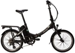 Second Hand Grade B - Raleigh Stow-e-Way Electric Folding Bike - Black - 20" Wheel