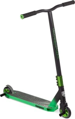 Mongoose Rise 100 Pro Freestyle Stunt Scooter - Black/Green
