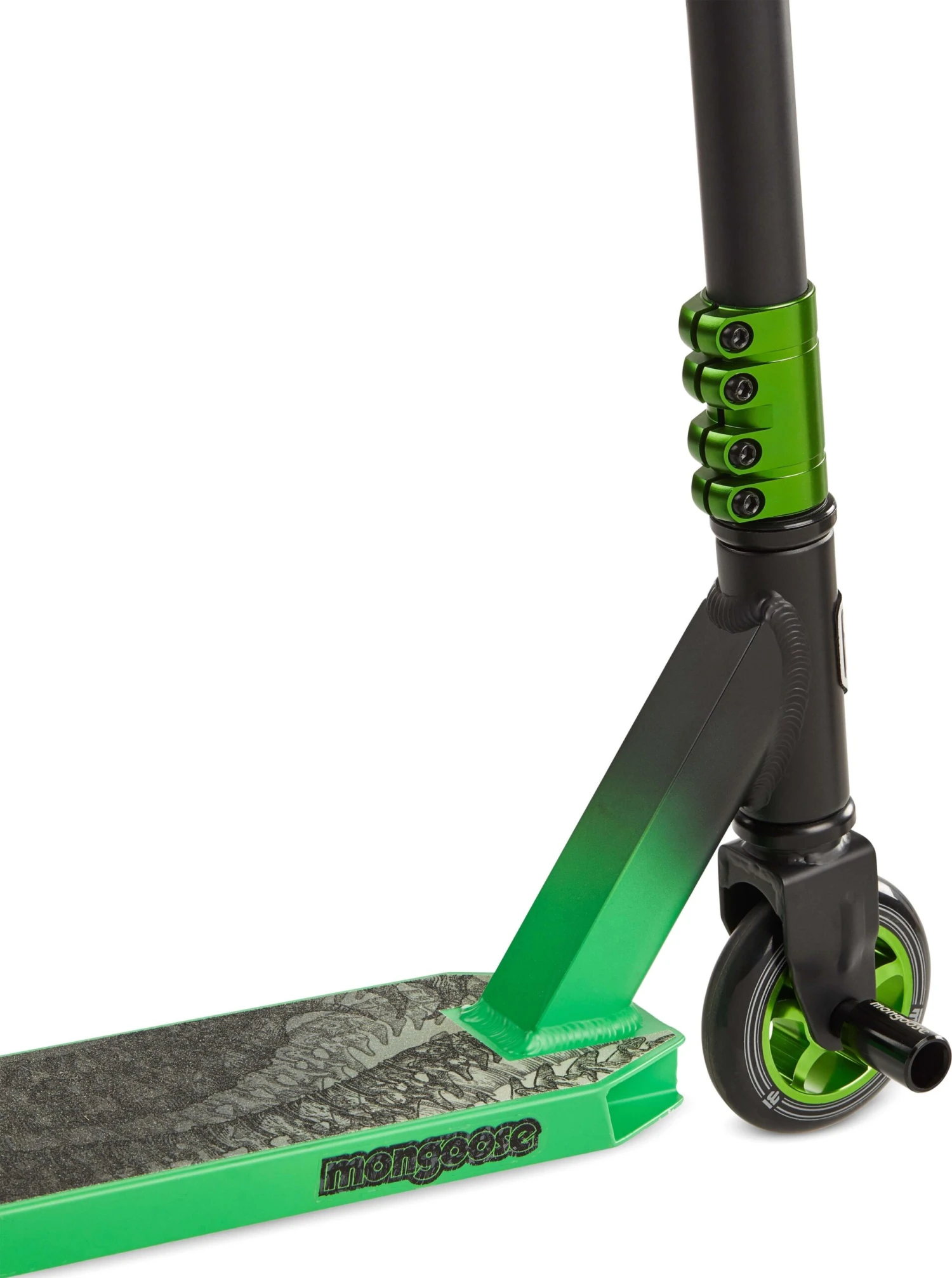 Mongoose Rise 100 Pro Freestyle Stunt Scooter - Black/Green 5 Mongoose Rise 100 Pro Freestyle Stunt Scooter - Black/Green - Image 3
