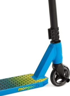 Mongoose Rise 110 Elite Freestyle Stunt Scooter - Blue/Green -Apollo® Sale Store 814446b