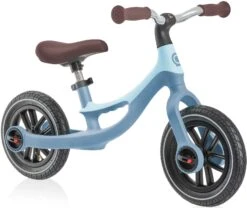 Globber Go Bike Elite Air Balance Bike - Pastel Blue - 10" Wheel