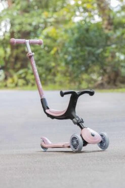 Globber Go Up Foldable Plus Eco Kids Scooter - Berry -Apollo® Sale Store 834430j