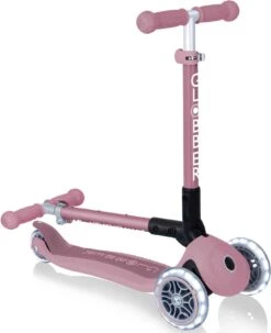 Globber Junior Foldable Lights Eco Kids Scooter - Berry -Apollo® Sale Store 834478d