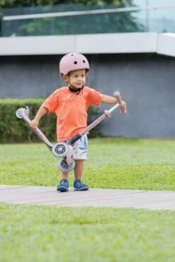 Globber Junior Foldable Lights Eco Kids Scooter - Berry -Apollo® Sale Store 834478k