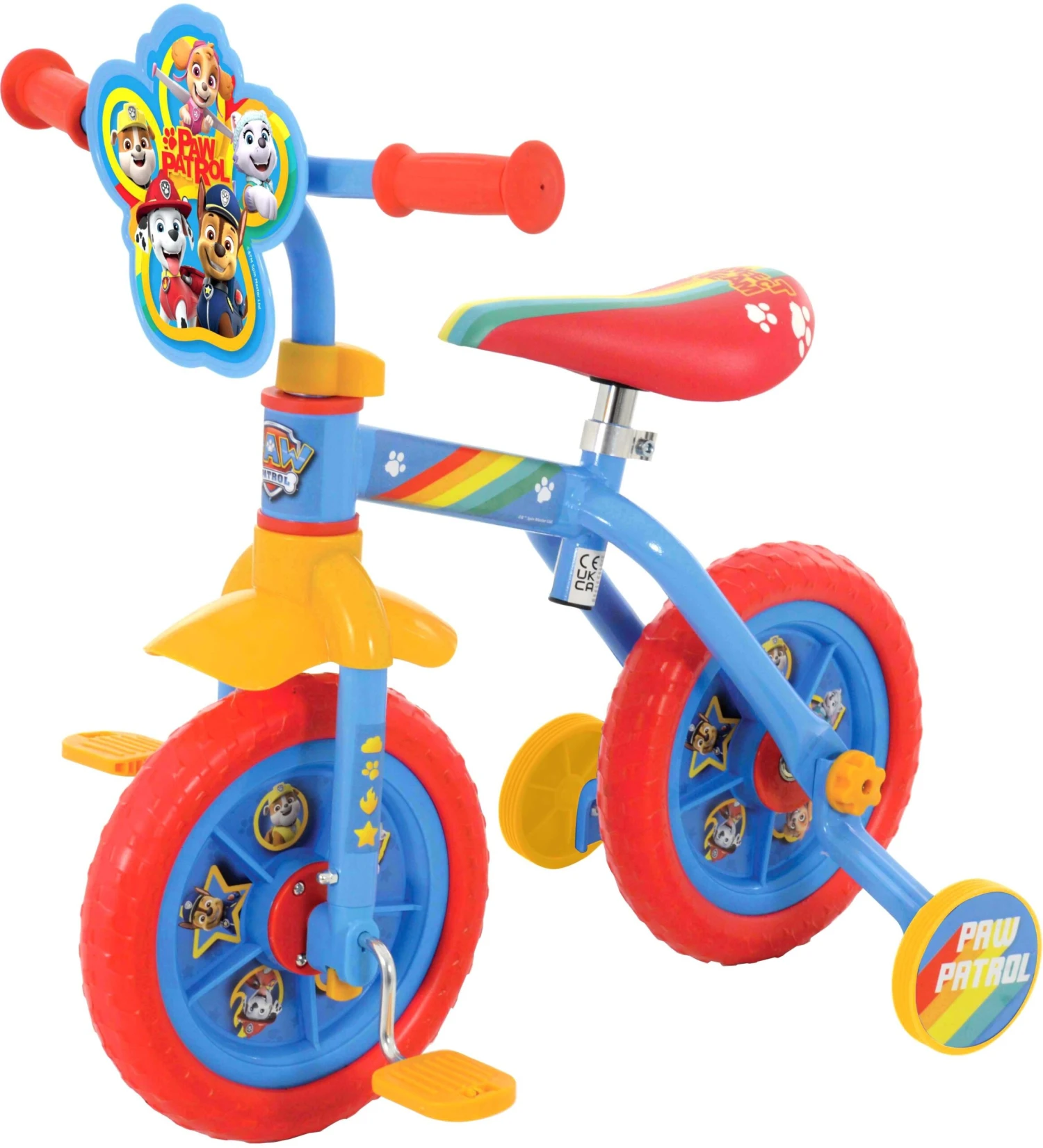 Paw Patrol 2 In 1 Training Bike - 10" Wheel 3 Paw Patrol 2 In 1 Training Bike - 10" Wheel