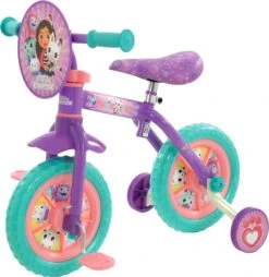 Gabby's Dollhouse 2 In1 Training Bike - 10" Wheel