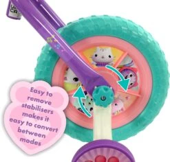 Gabby's Dollhouse 2 In1 Training Bike - 10" Wheel -Apollo® Sale Store 877686j